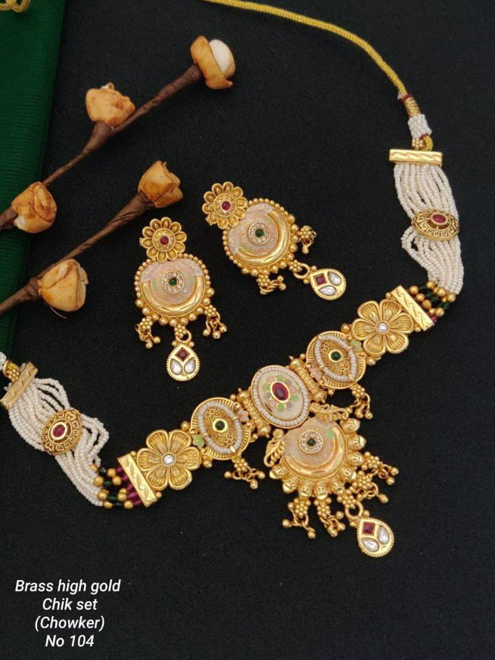 Brass High Gold Hasdi Set 86