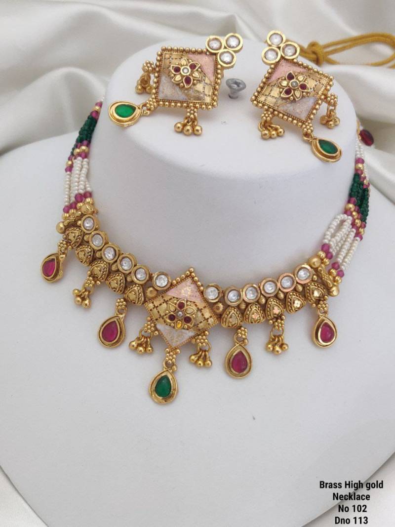 Brass High Gold Hasdi Set 86