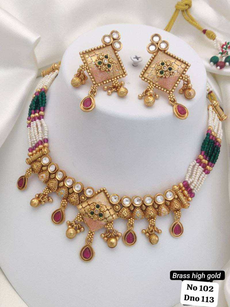 Brass High Gold Hasdi Set 86
