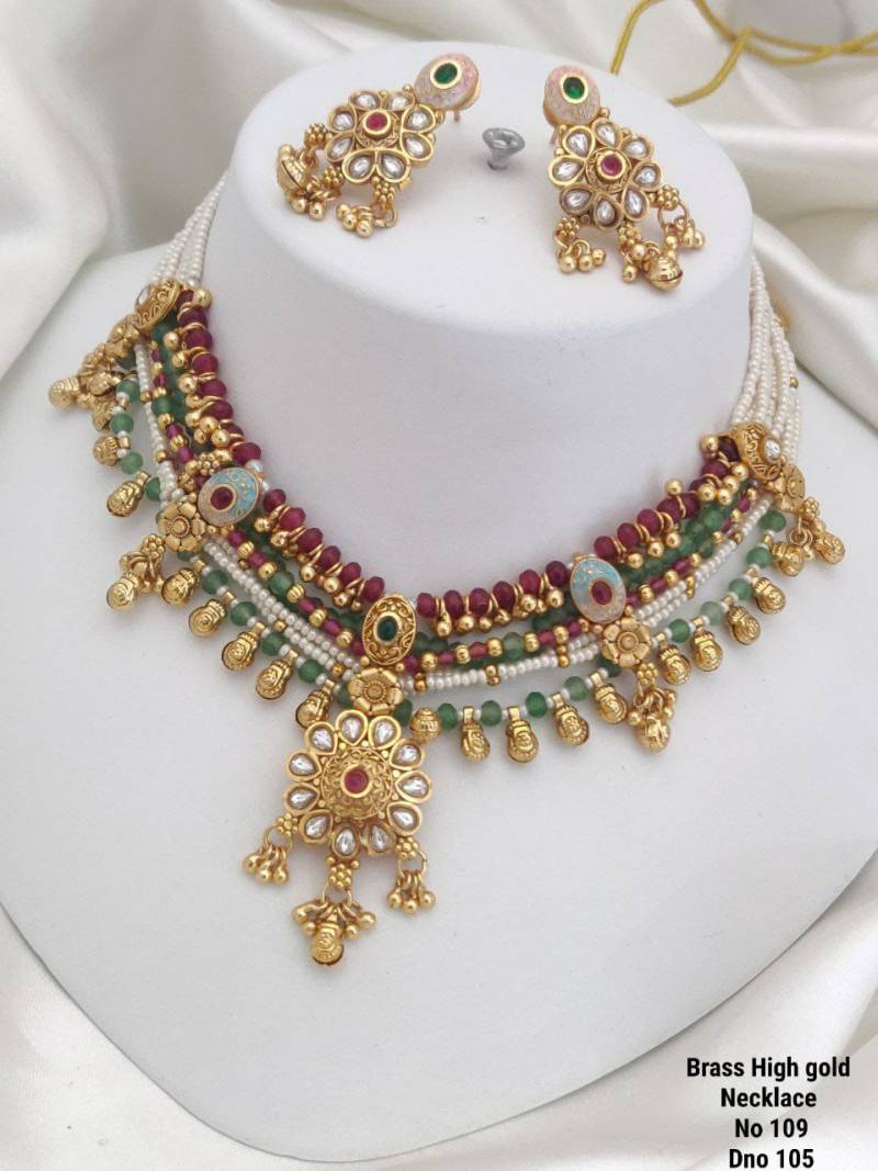 Brass High Gold Hasdi Set 87