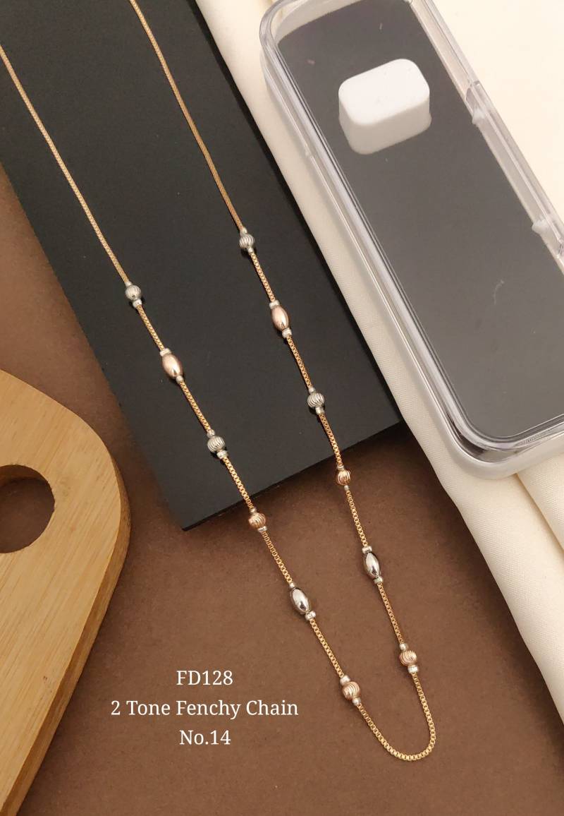 Rose Gold Fancy Chain 1