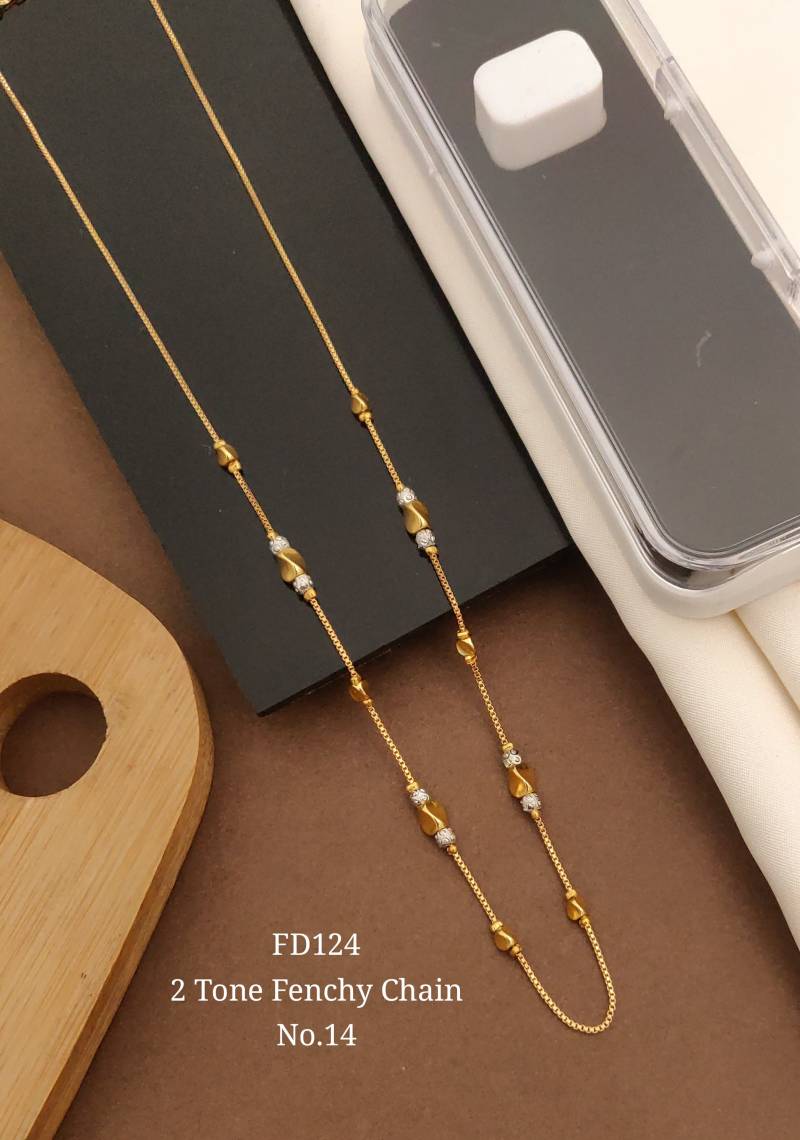 Rose Gold Fancy Chain 1