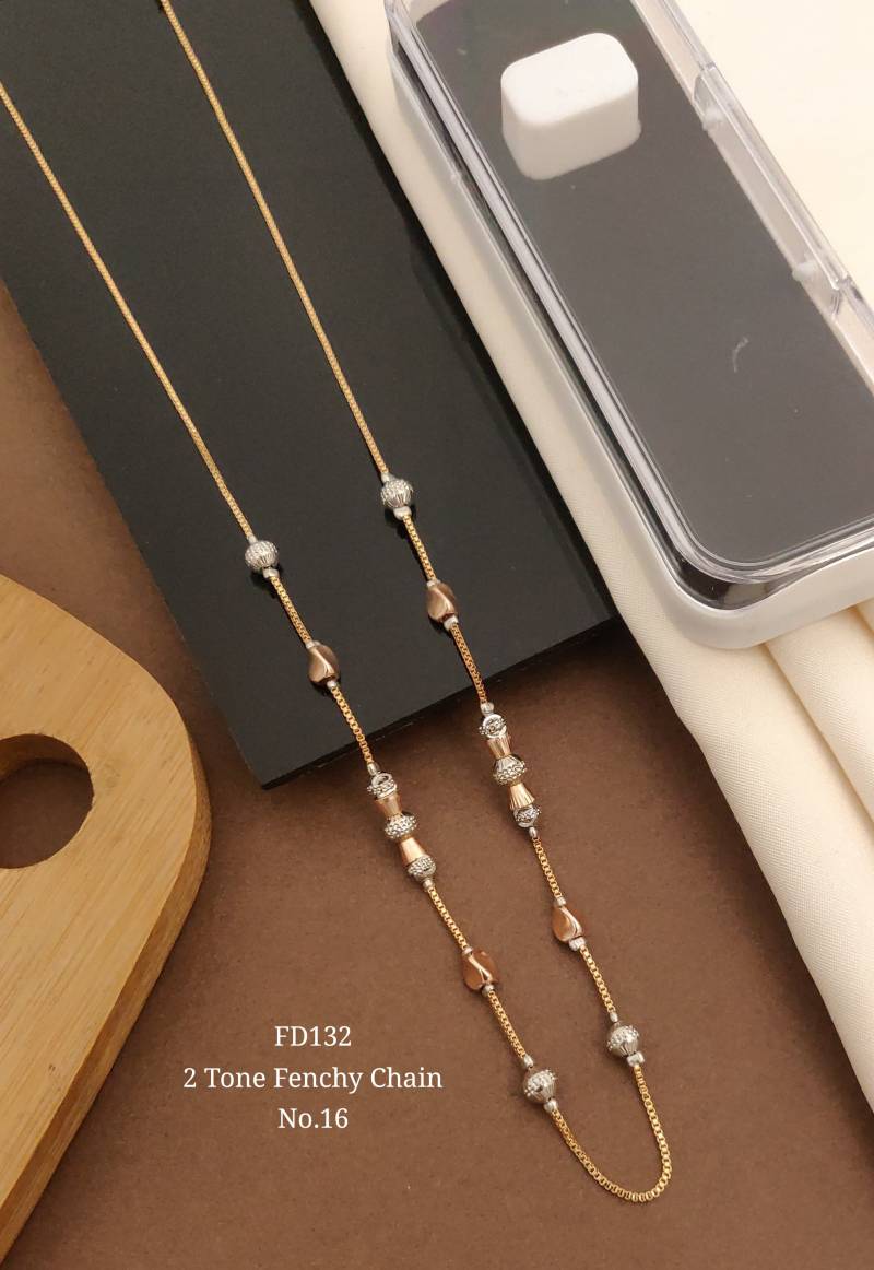 Rose Gold Fancy Chain 1