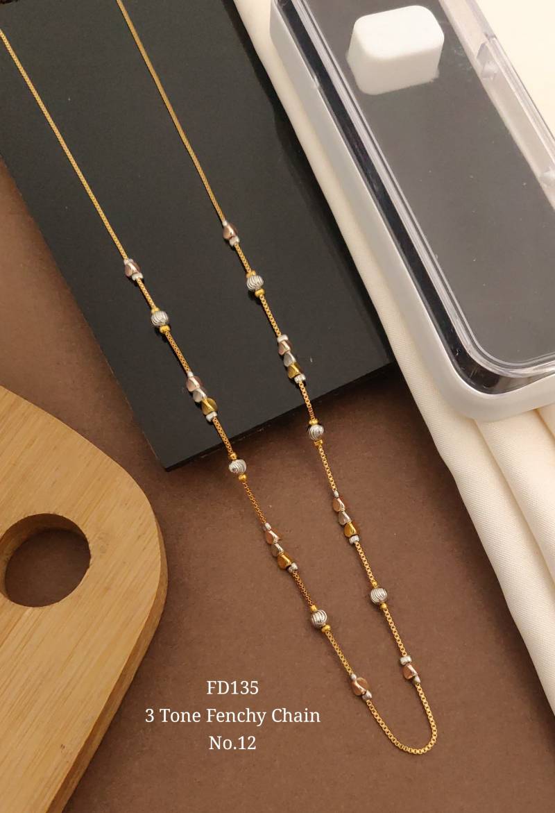 Rose Gold Fancy Chain 1