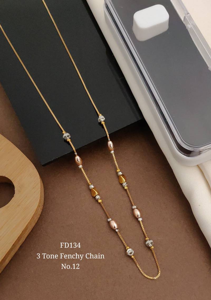 Rose Gold Fancy Chain 1