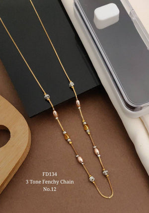 Rose Gold Fancy Chain 1