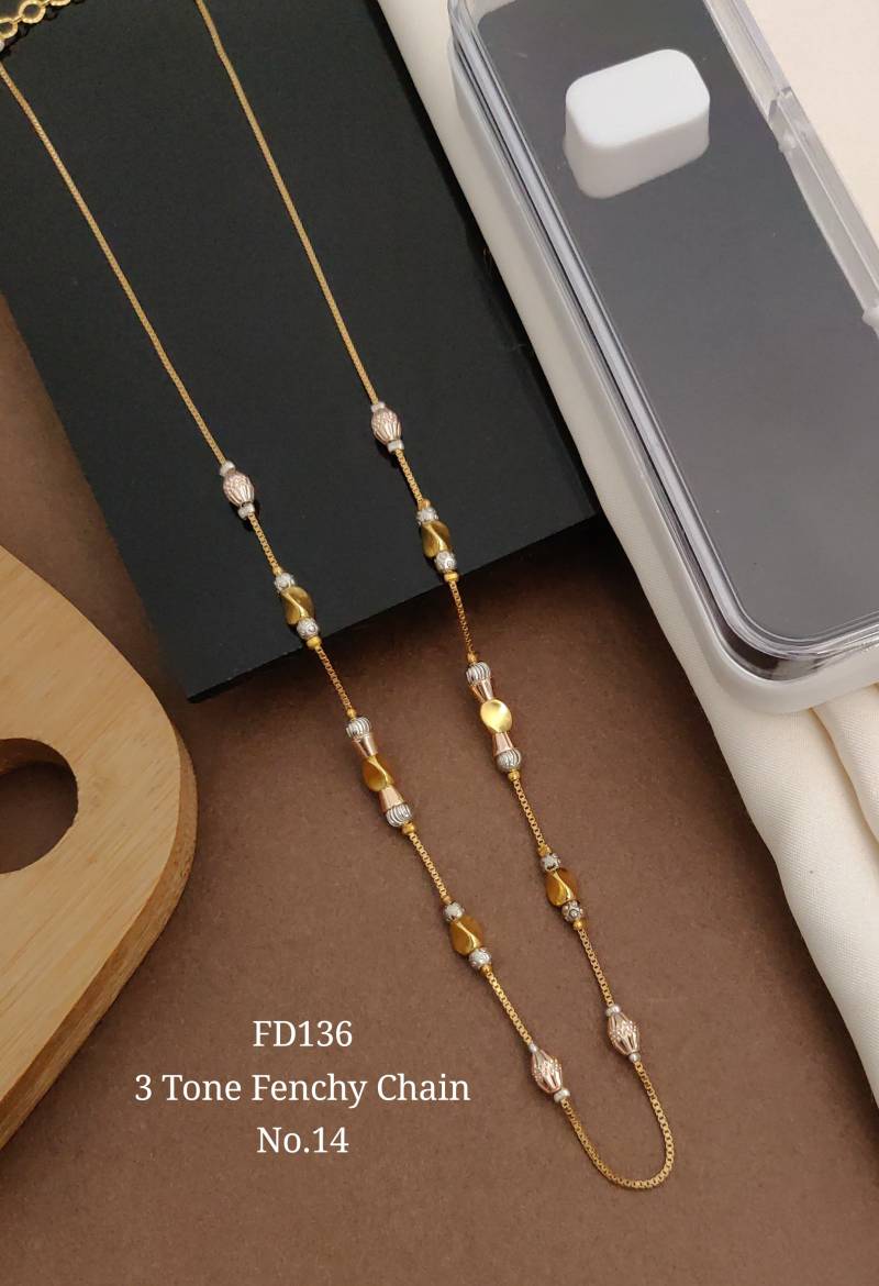 Rose Gold Fancy Chain 1