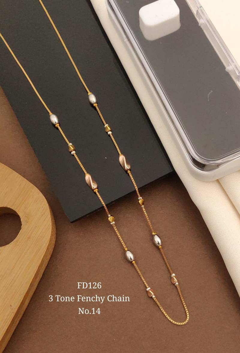 Rose Gold Fancy Chain 1