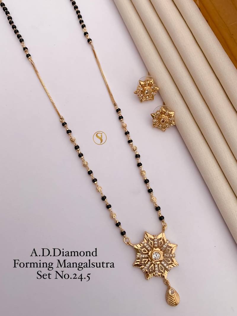 Ad Diamond Forming Mangalsutra 1