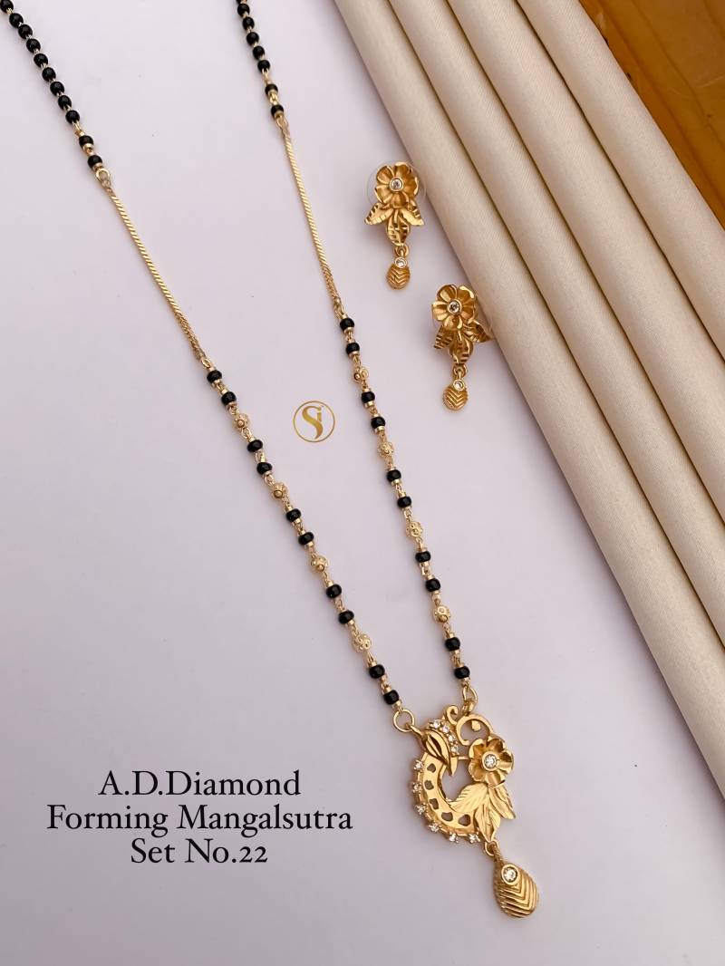 Ad Diamond Forming Mangalsutra 1