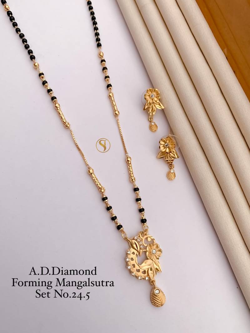 Ad Diamond Forming Mangalsutra 1