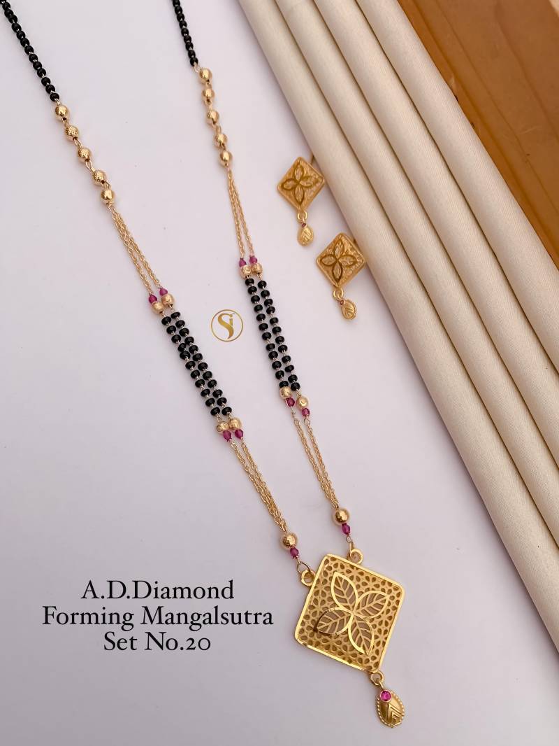 Ad Diamond Forming Mangalsutra 1