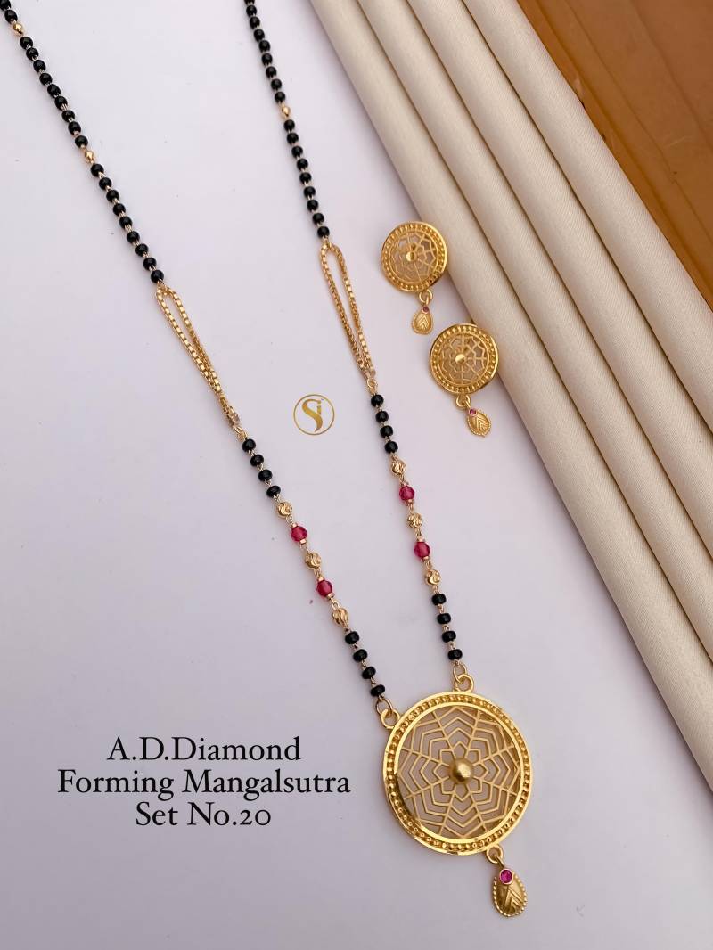 Ad Diamond Forming Mangalsutra 1