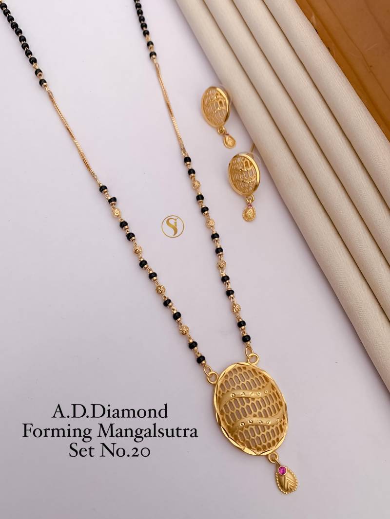 Ad Diamond Forming Mangalsutra 1