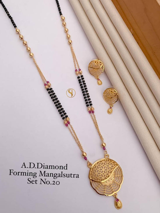 Ad Diamond Forming Mangalsutra 1
