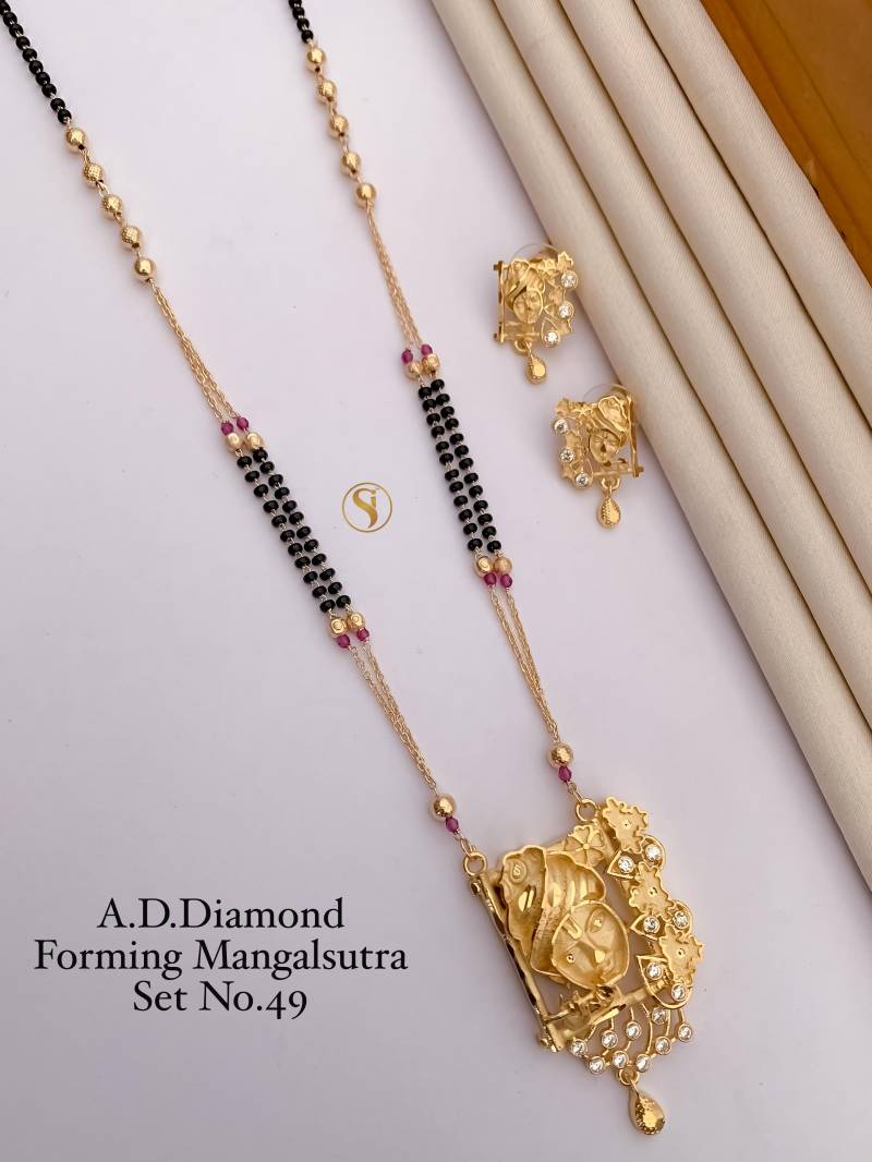 Ad Diamond Forming Mangalsutra 2
