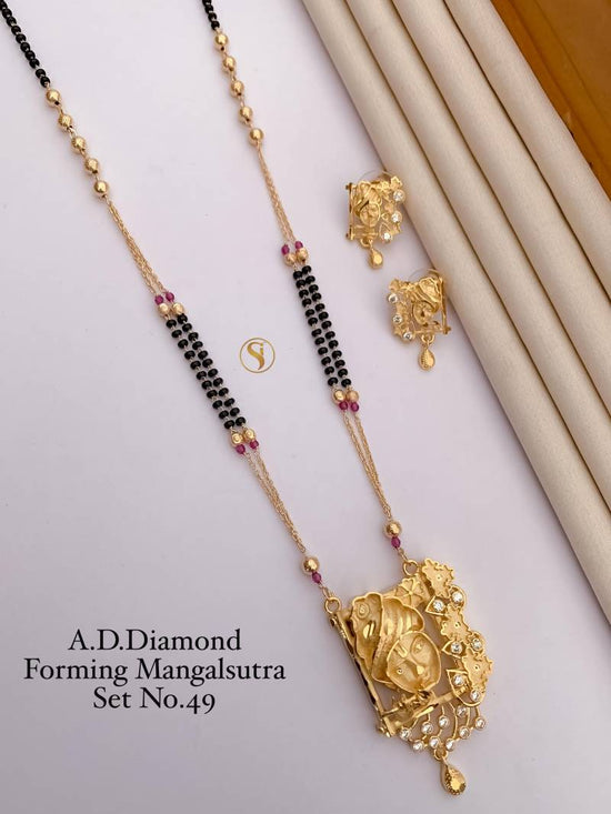 Ad Diamond Forming Mangalsutra 2