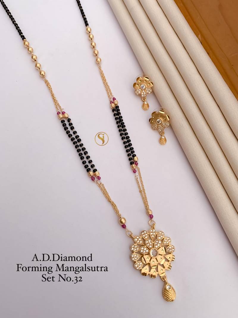 Ad Diamond Forming Mangalsutra 3