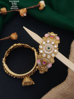 Brass High Gold Bangles 9