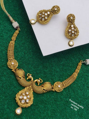 Brass High Gold Necklace 6