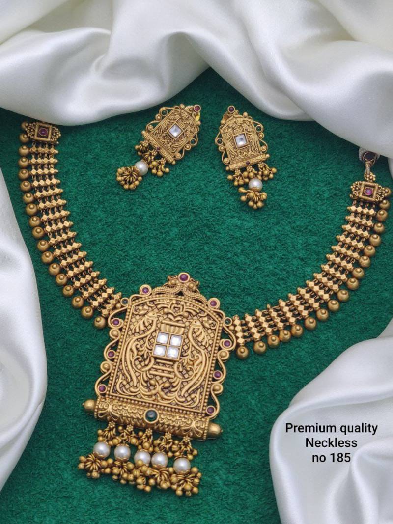 Brass High Gold Necklace 6