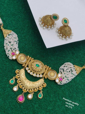 Brass High Gold Necklace 10