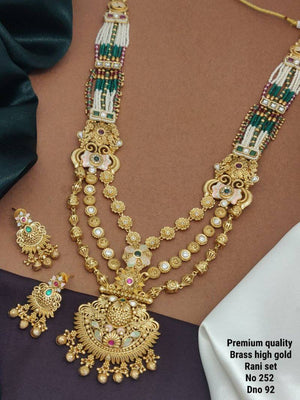 Premium Quality High Gold Rani Set 1