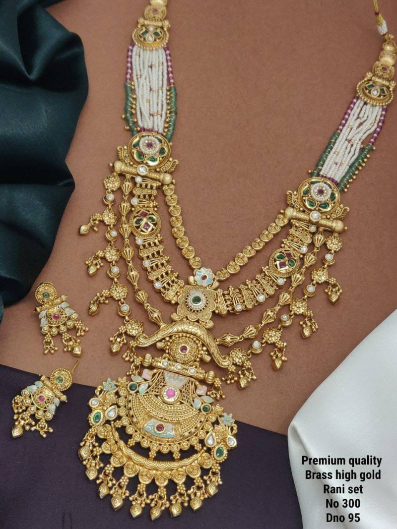 Premium Quality High Gold Rani Set 2