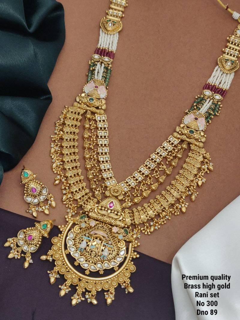 Premium Quality High Gold Rani Set 2