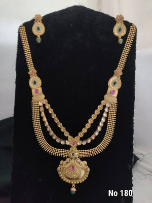 Brass High Gold Necklace 40