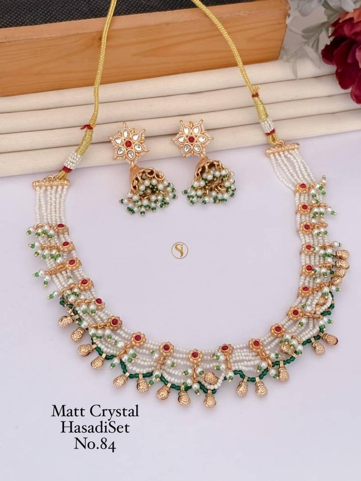 Matt Crystal Hasdi Set 2 (4 Pcs)