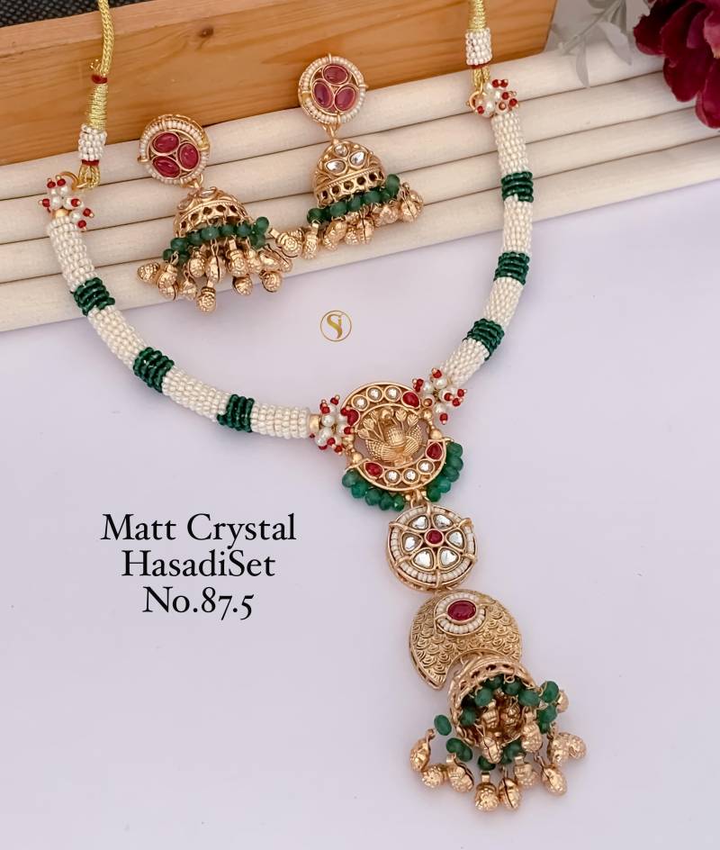 Matt Crystal Hasdi Set 2 (4 Pcs)
