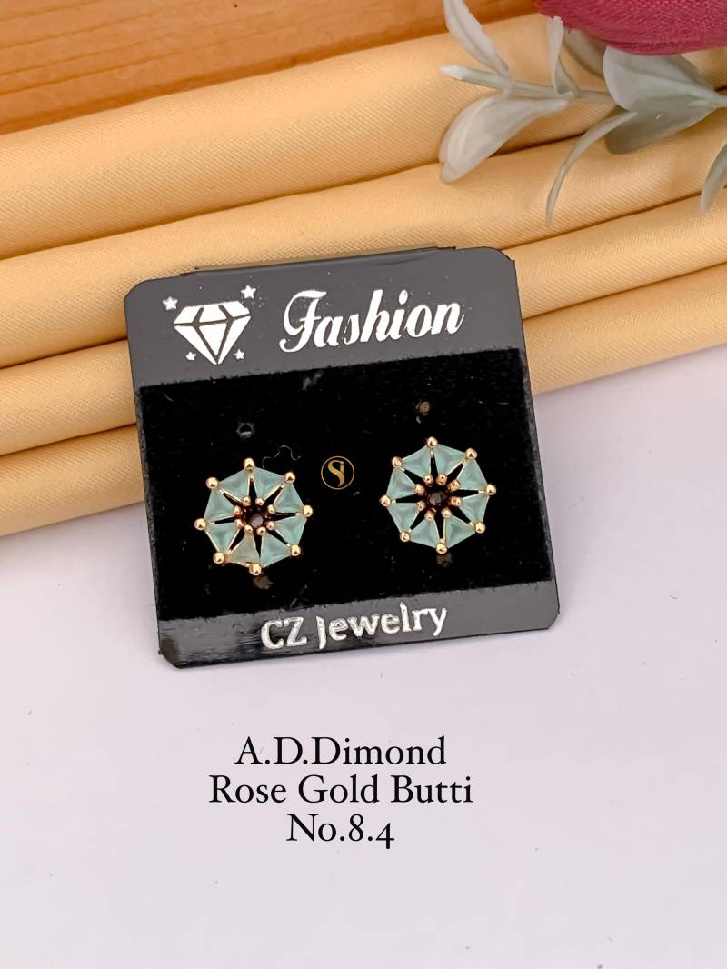AD Diamond Rose Gold Butti 4 (22 Pcs)