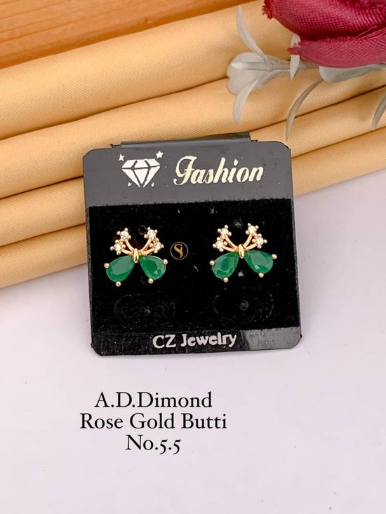 AD Diamond Rose Gold Butti 4 (22 Pcs)