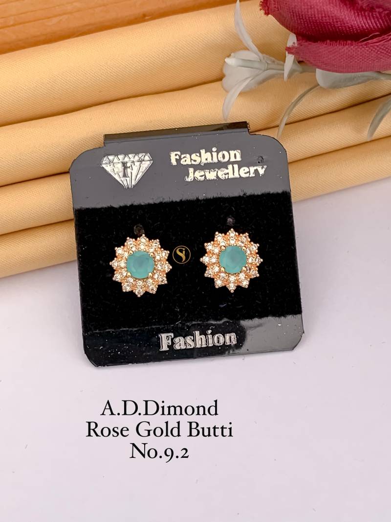 AD Diamond Rose Gold Butti 4 (22 Pcs)