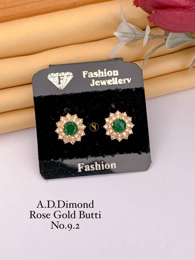 AD Diamond Rose Gold Butti 4 (22 Pcs)