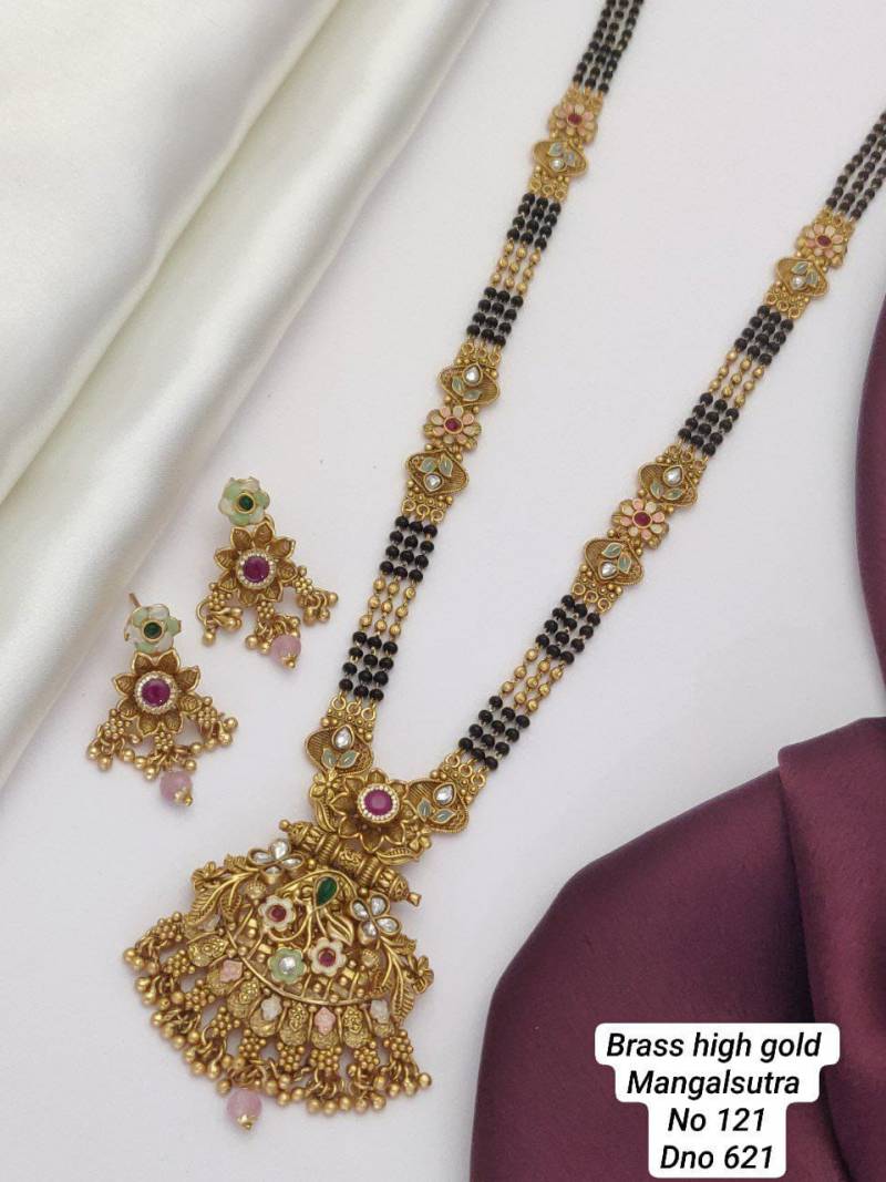 Brass High Gold Mangalsutra 39 (4 Pcs)