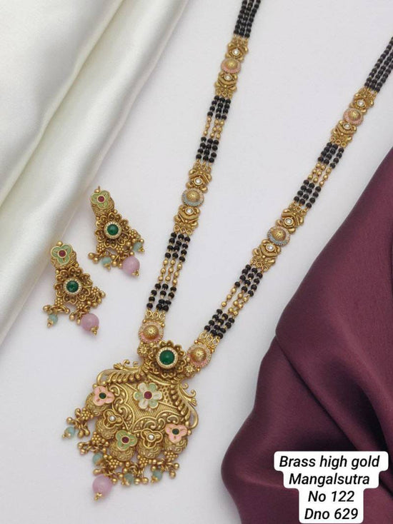 Brass High Gold Mangalsutra 39 (4 Pcs)