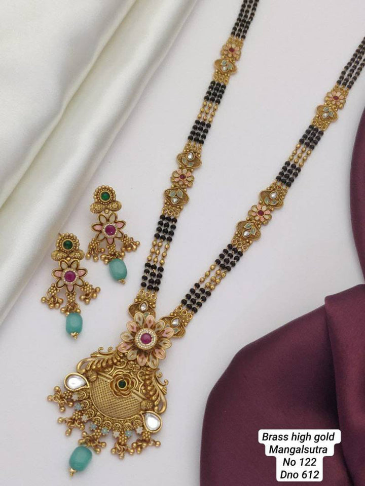 Brass High Gold Mangalsutra 39 (4 Pcs)