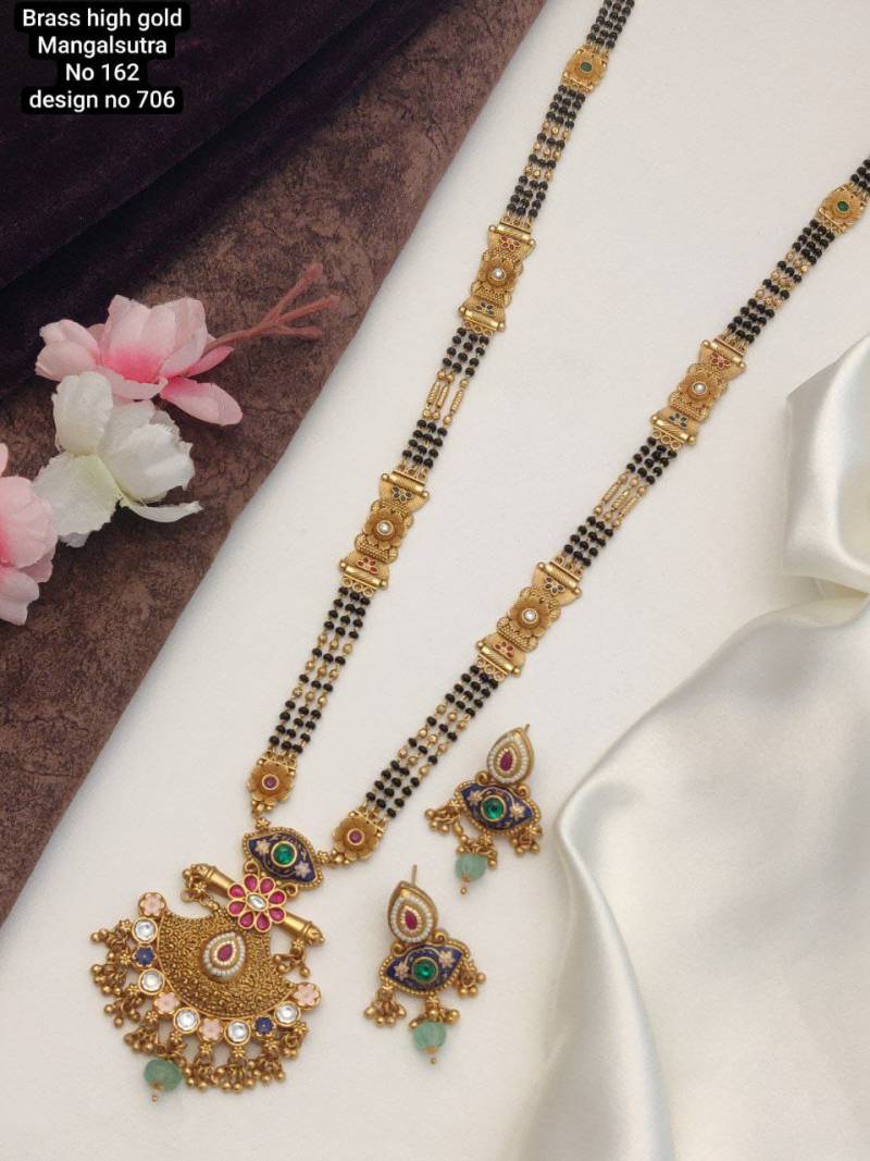 Brass High Gold Mangalsutra 41 (2 Pcs)