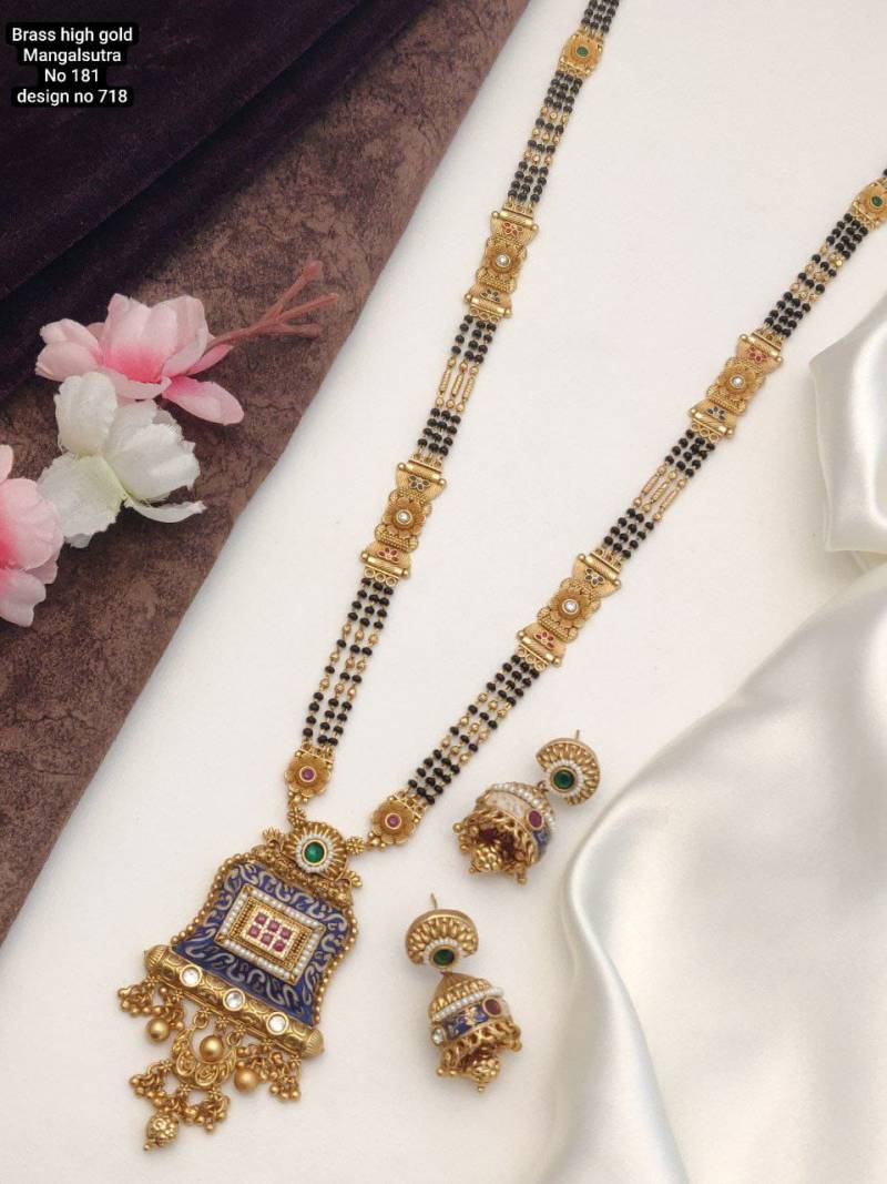 Brass High Gold Mangalsutra 42 (2 Pcs)