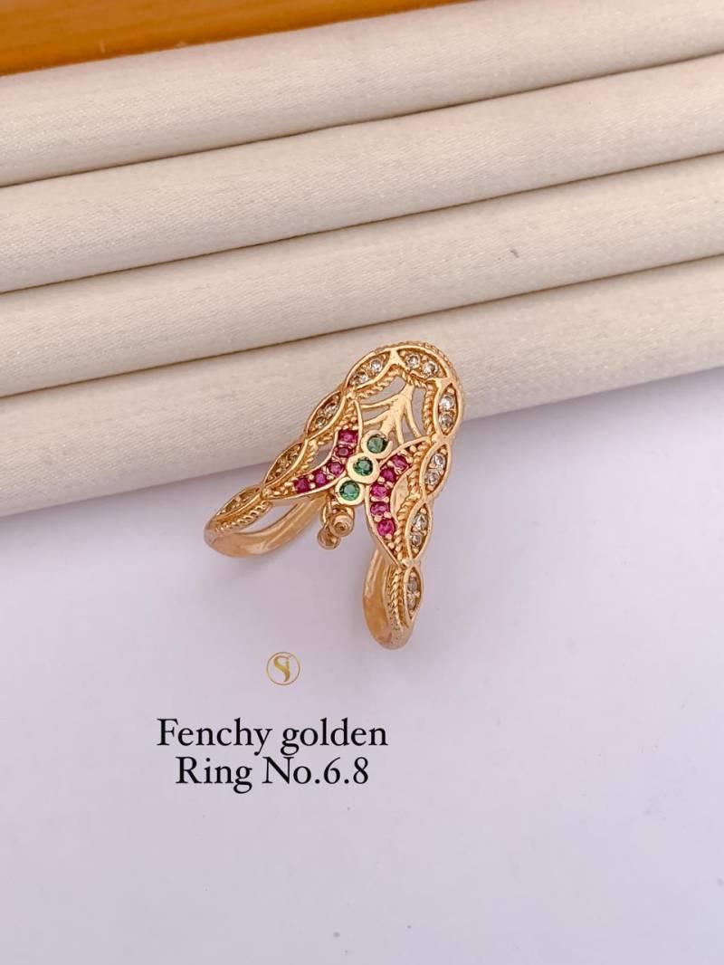 Ad Diamond Matt Golden Ring 4 (13 Pcs)