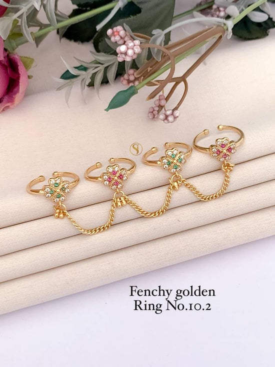 Ad Diamond Matt Golden Ring 4 (13 Pcs)