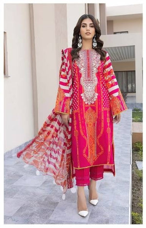 Alzohaib Az 1220 Chiffon Dupatta Readymade (1 Pcs)