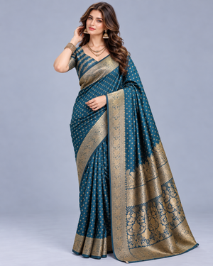 Amrah Wholesale Schc Swara M Lichi Banarasi Silk Saree