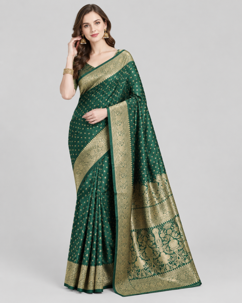 Amrah Wholesale Schc Swara M Lichi Banarasi Silk Saree