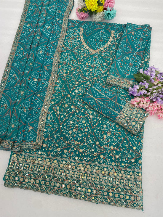 2115 Master Colors A To D Faux Georgette Dress Material
