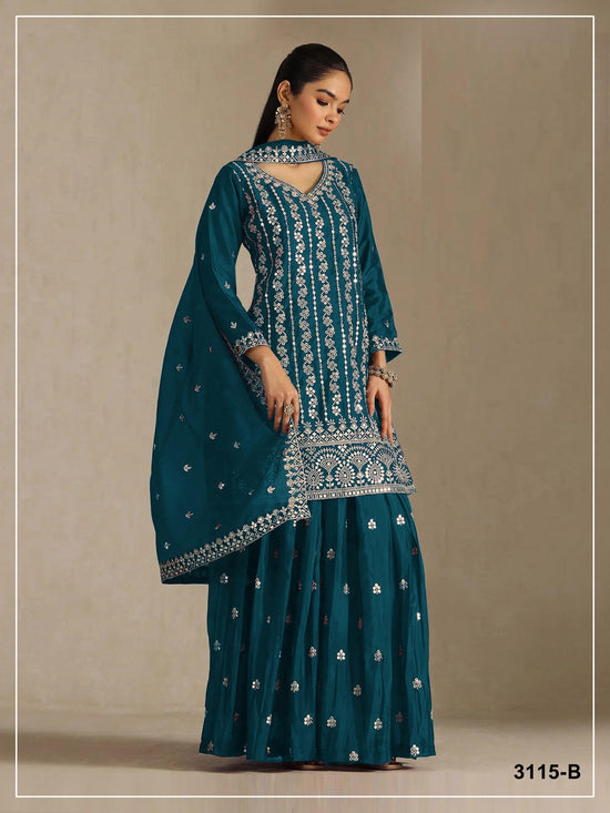 Amrah Wholesale 3115 Master Colors A To D Chinon Embroidered Pakistani Suit