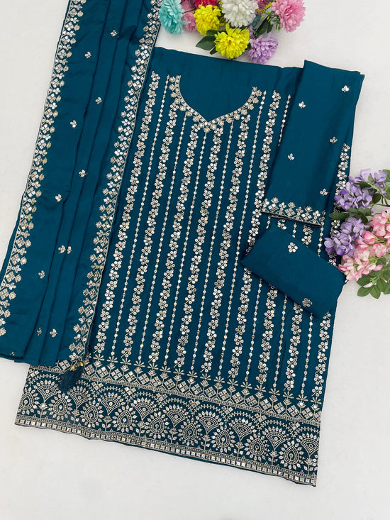 Amrah Wholesale 3115 Master Colors A To D Chinon Embroidered Pakistani Suit