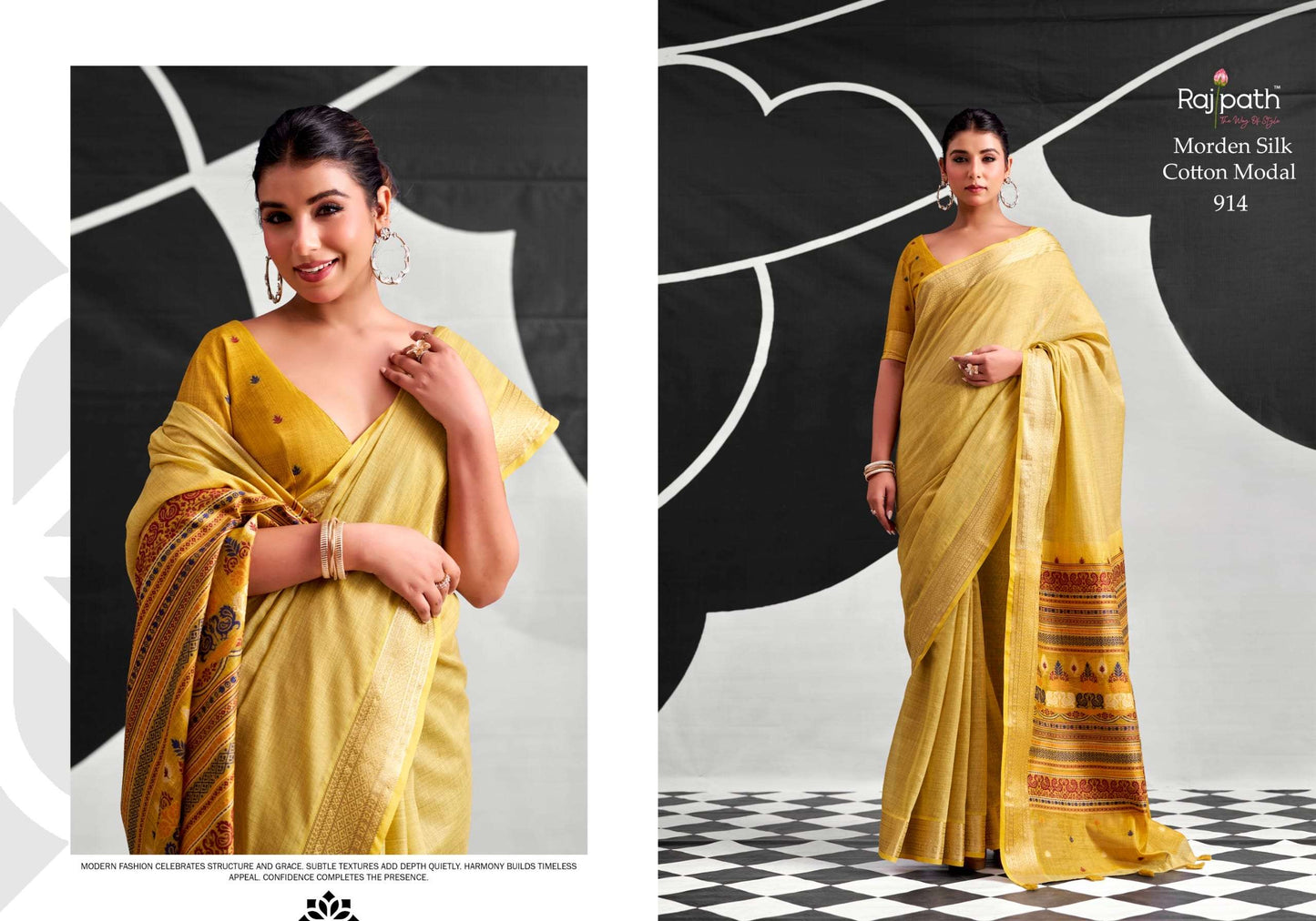 RAJPATH MORDEN SILK 137 Cotton Printed Premium Saree